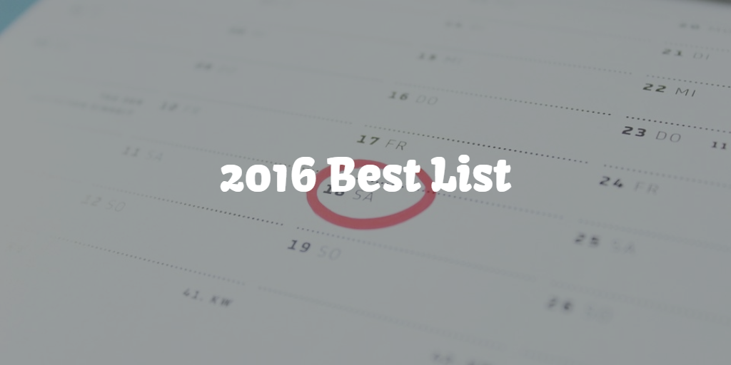 2016 Best List